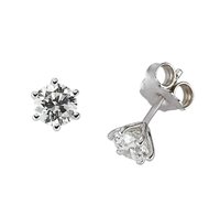 Orecchini Stevanella Gioielli Donna in Oro bianco 0.13 Ct OR_604_8 0,13 - OR_604_8 0,13